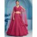 Picture of Enticing Georgette Pink Lehenga Choli