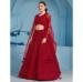 Picture of Bewitching Georgette Dark Red Lehenga Choli