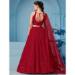 Picture of Bewitching Georgette Dark Red Lehenga Choli