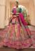 Picture of Stunning Silk Deep Pink Lehenga Choli