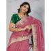 Picture of Grand Georgette & Silk Pink Saree