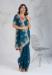 Picture of Bewitching Georgette & Silk Teal Saree
