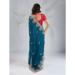Picture of Bewitching Georgette & Silk Teal Saree