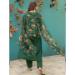 Picture of Gorgeous Silk Sea Green Readymade Salwar Kameez