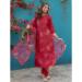 Picture of Delightful Silk Maroon Readymade Salwar Kameez