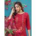 Picture of Delightful Silk Maroon Readymade Salwar Kameez