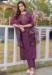 Picture of Resplendent Silk Plum Readymade Salwar Kameez