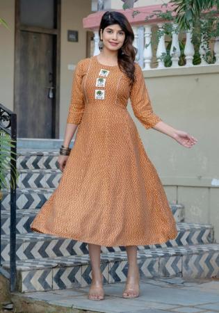 Picture of Amazing Rayon Peru Readymade Gown