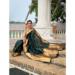 Picture of Sublime Silk Dark Slate Grey Saree