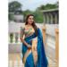 Picture of Lovely Silk Teal Saree