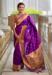 Picture of Pleasing Silk Dark Orchid Saree