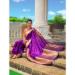 Picture of Pleasing Silk Dark Orchid Saree