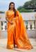 Picture of Graceful Silk Orange Red Saree