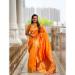 Picture of Graceful Silk Orange Red Saree