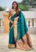 Picture of Resplendent Silk Teal Saree