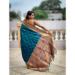 Picture of Resplendent Silk Teal Saree