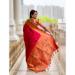 Picture of Good Looking Silk Salmon Saree