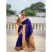 Picture of Ideal Silk Midnight Blue Saree