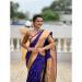 Picture of Ideal Silk Midnight Blue Saree
