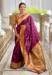 Picture of Lovely Silk Saddle Brown Saree
