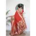 Picture of Bewitching Silk Crimson Saree