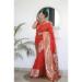 Picture of Bewitching Silk Crimson Saree