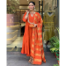 Picture of Pretty Silk Tomato Readymade Salwar Kameez
