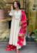 Picture of Grand Silk Off White Readymade Salwar Kameez