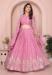 Picture of Comely Georgette Pale Violet Red Lehenga Choli