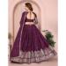 Picture of Pleasing Georgette Saddle Brown Lehenga Choli