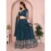 Picture of Shapely Georgette Dark Slate Grey Lehenga Choli