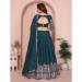 Picture of Shapely Georgette Dark Slate Grey Lehenga Choli