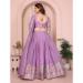 Picture of Delightful Georgette Plum Lehenga Choli