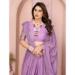 Picture of Delightful Georgette Plum Lehenga Choli