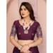 Picture of Fascinating Georgette Brown Lehenga Choli