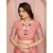 Picture of Well Formed Georgette Dark Salmon Lehenga Choli