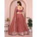 Picture of Fine Georgette Indian Red Lehenga Choli