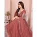 Picture of Fine Georgette Indian Red Lehenga Choli