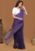 Picture of Magnificent Georgette Purple Saree