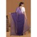 Picture of Magnificent Georgette Purple Saree