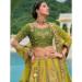 Picture of Lovely Silk Golden Rod Lehenga Choli