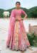 Picture of Beautiful Silk Salmon Lehenga Choli