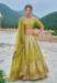 Picture of Amazing Silk Yellow Green Lehenga Choli