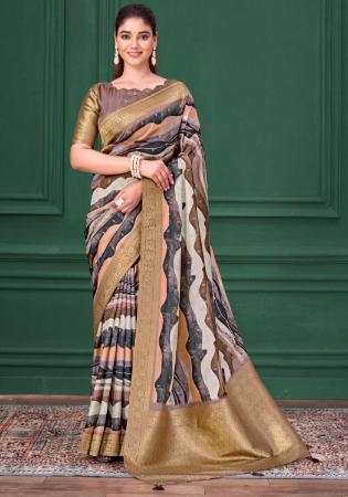 Picture of Elegant Silk Sienna Saree