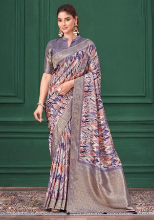 Picture of Statuesque Silk Rosy Brown Saree