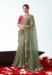 Picture of Sublime Organza Dim Gray Saree