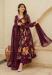Picture of Delightful Rayon Saddle Brown Readymade Salwar Kameez