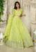 Picture of Georgette & Net Pale Golden Rod Lehenga Choli