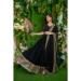 Picture of Fine Georgette & Net Black Lehenga Choli