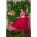 Picture of Elegant Georgette & Net Pink Lehenga Choli